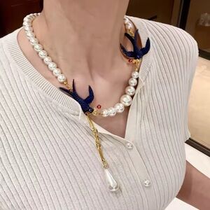Atelier Swallow Pearl Necklace